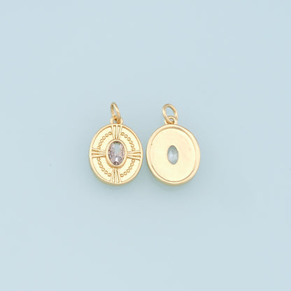18K Gold Filled Hand Charm Pendant for Jewelry Making