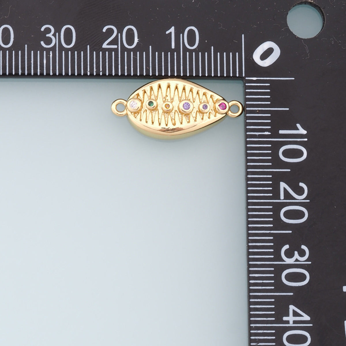 18K Gold Filled Shell Charm Pendant for Jewelry Making