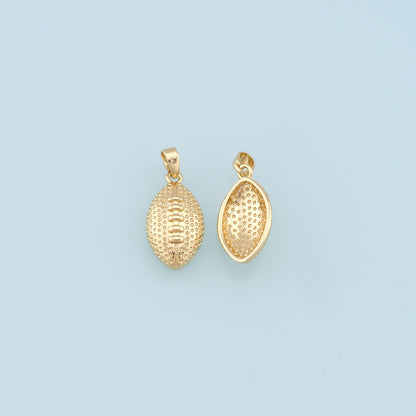18K Gold Filled Charm Pendant for Jewelry Making