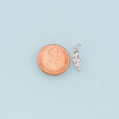 18K Gold Filled Shell Charm Pendant for Jewelry Making