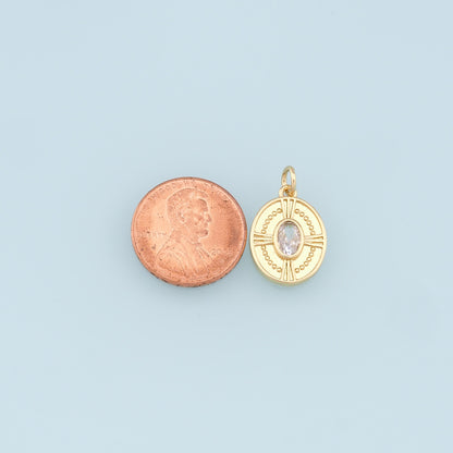 18K Gold Filled Hand Charm Pendant for Jewelry Making