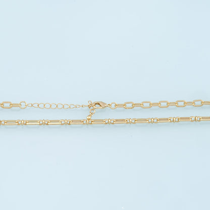 Gold Oval Chain,18K Gold Filled Oval for Necklace Bracelet DIY Jewelry Making Supply