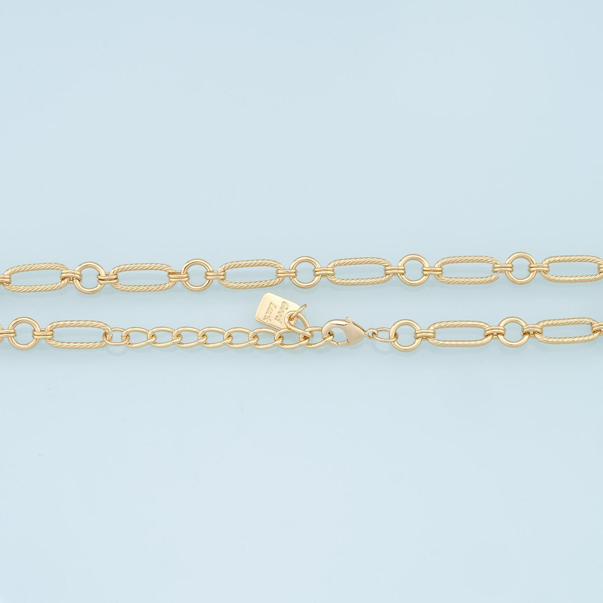18K Gold Filled Oval Oval Chain 2 in for Jewelry Making