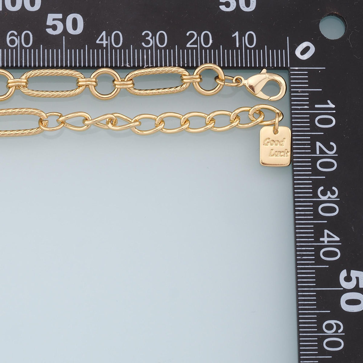 18K Gold Filled Oval Oval Chain 2 in for Jewelry Making