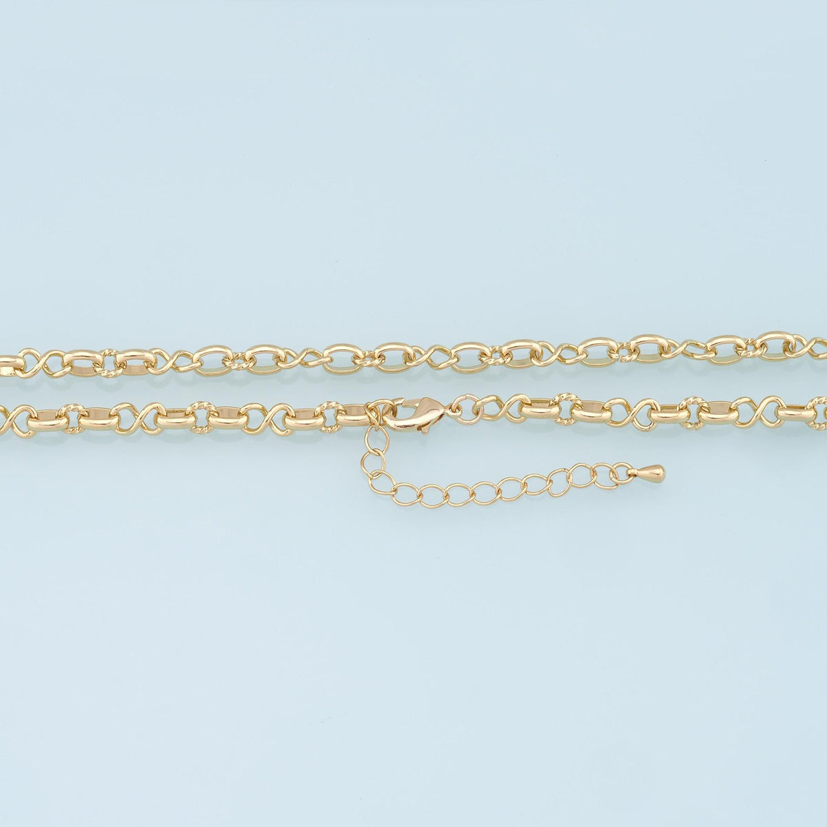 18K Gold Filled Oval Oval Chain 2 in for Jewelry Making
