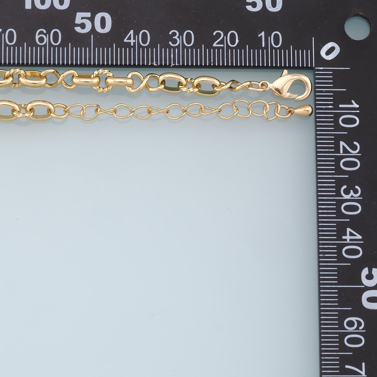 18K Gold Filled Oval Oval Chain 2 in for Jewelry Making