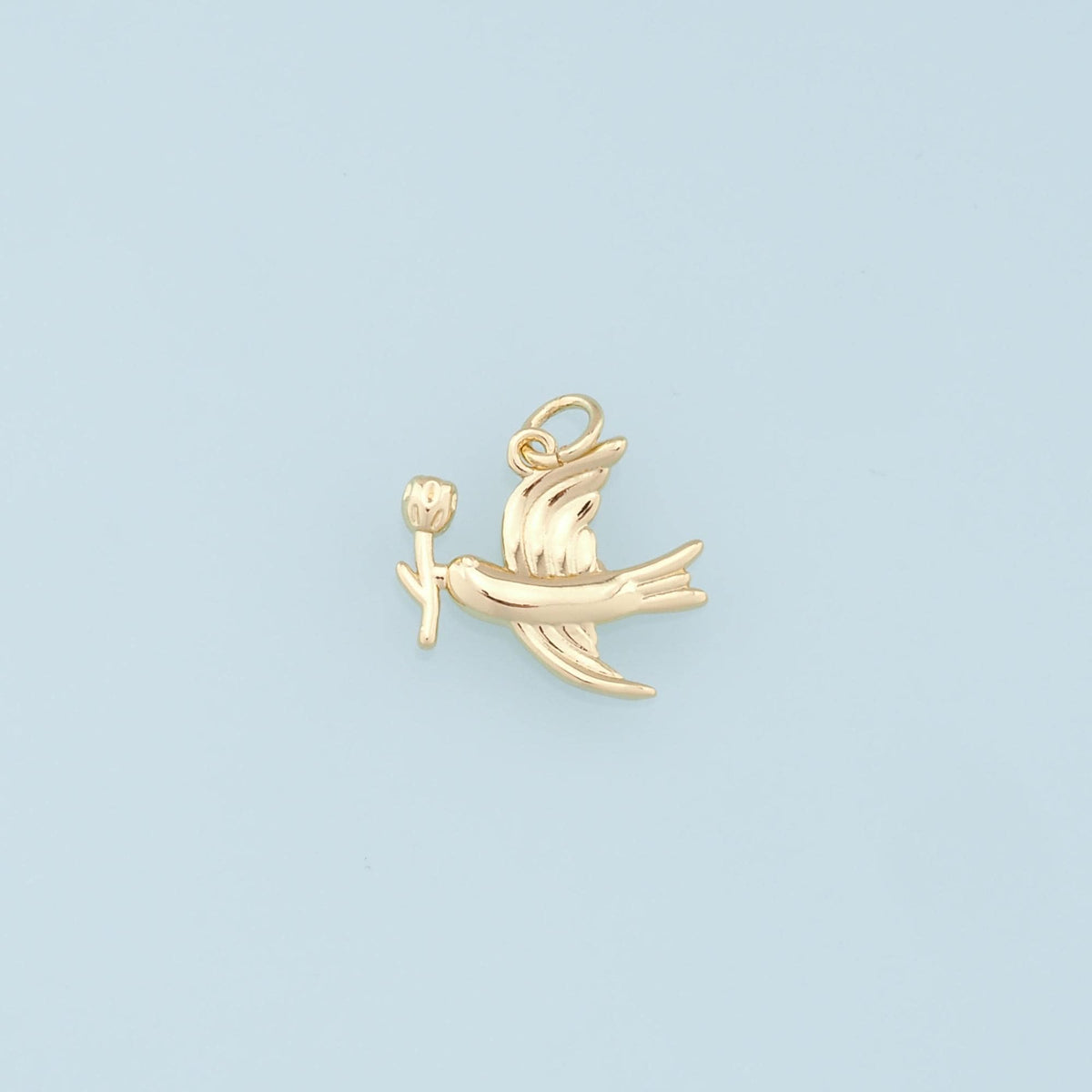 18K Gold Filled Charm Pendant for Jewelry Making