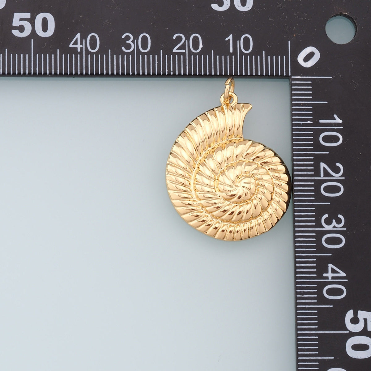 18K Gold Filled Shell Charm Pendant for Jewelry Making