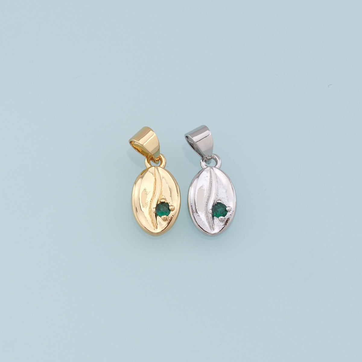 18K Gold Filled Shell Charm Pendant for Jewelry Making