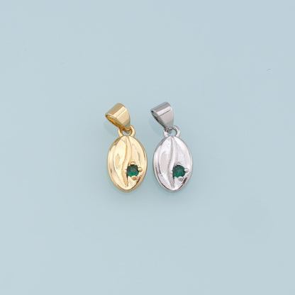 18K Gold Filled Shell Charm Pendant for Jewelry Making
