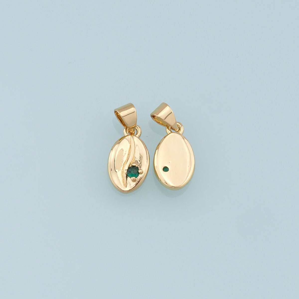 18K Gold Filled Shell Charm Pendant for Jewelry Making
