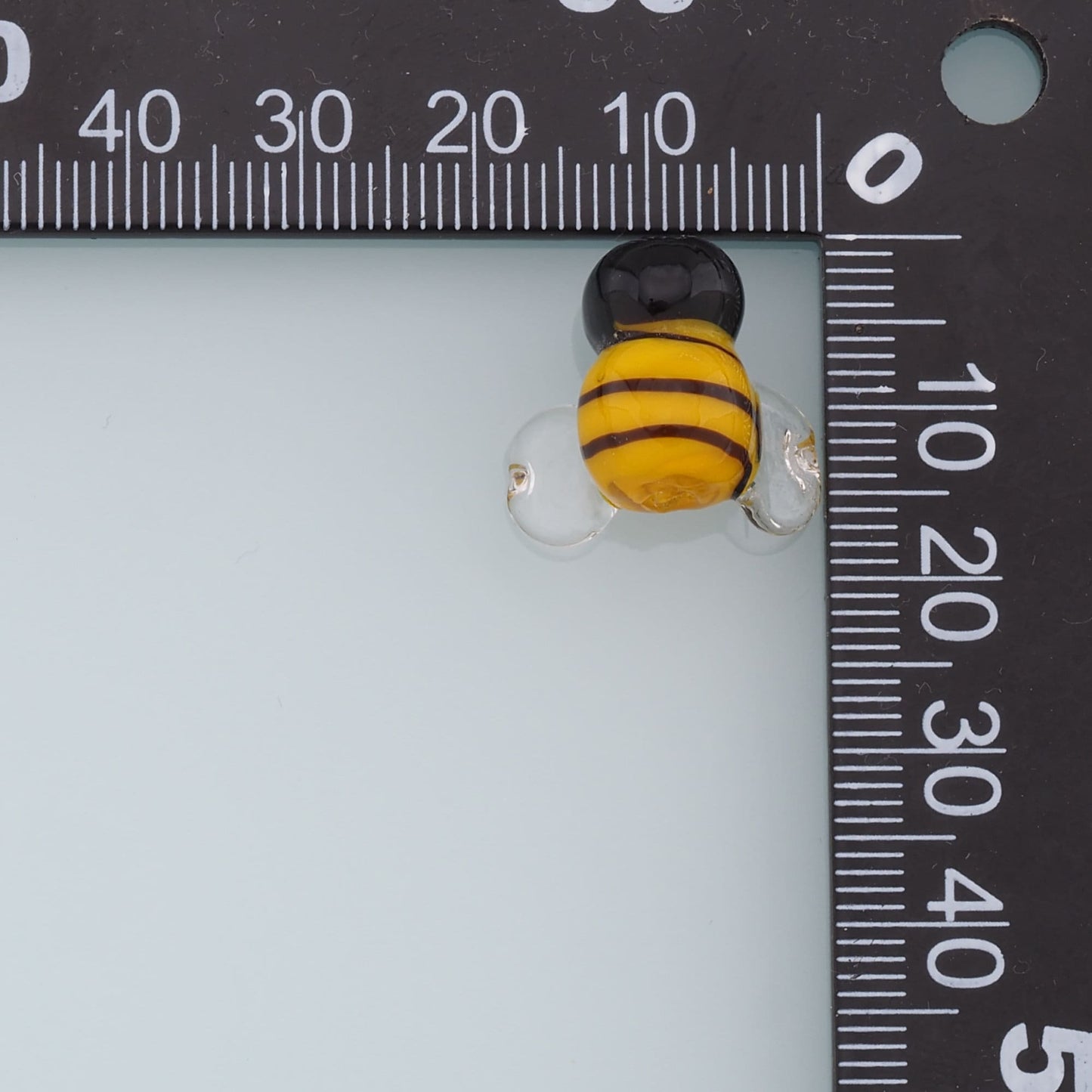 Glass bee Beads,Bumble Bees Bead,Lampwork Glass bee Beads for DIY Jewelry Making Supply