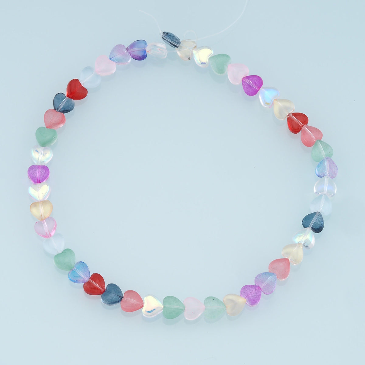 Heart Spacer Beads for Jewelry Making