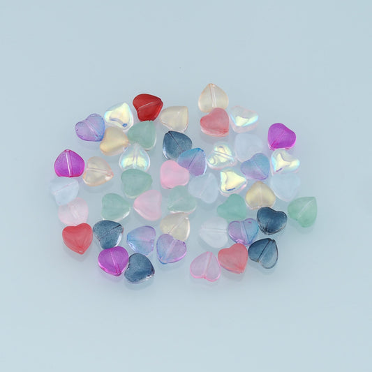 Heart Spacer Beads for Jewelry Making