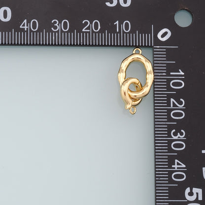 18K Gold Filled Bail Enhancer Hinged Interchangeable Pendant Bail, CZ pendant holder snap on Bail for DIY Jewelry Finding Nec