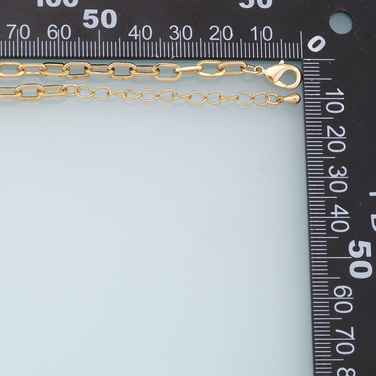18K Gold Filled Oval Oval Chain 2 in for Jewelry Making