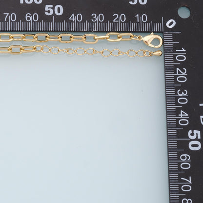 18K Gold Filled Oval Oval Chain 2 in for Jewelry Making