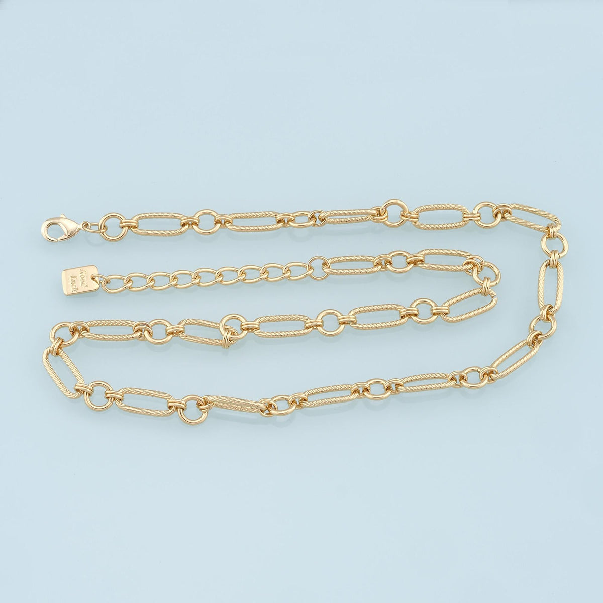 18K Gold Filled Oval Oval Chain 2 in for Jewelry Making