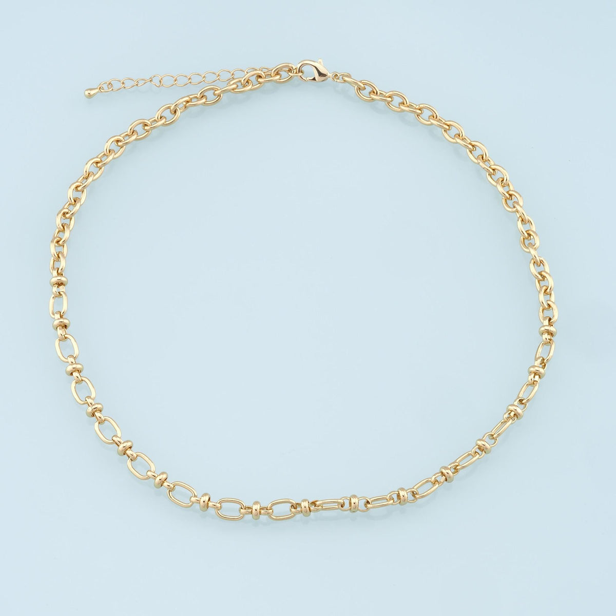 18K Gold Filled Oval Oval Chain 2 in for Jewelry Making