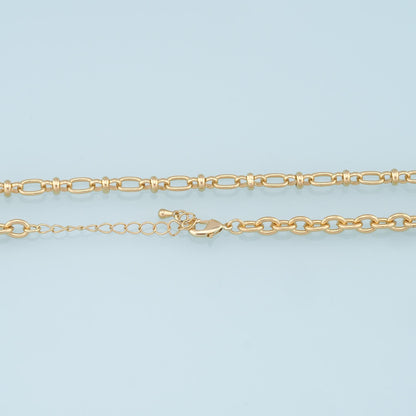 18K Gold Filled Oval Oval Chain 2 in for Jewelry Making