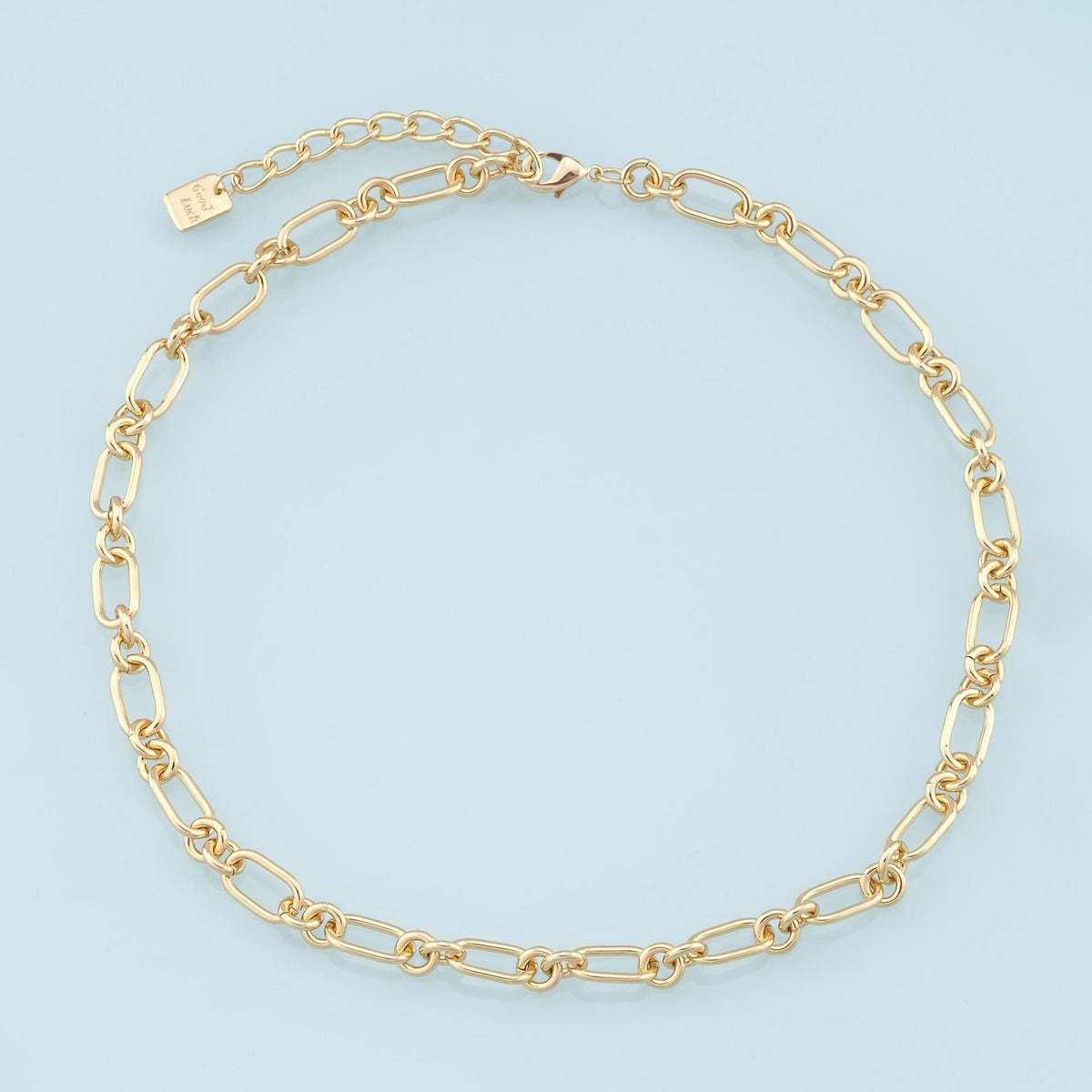 18K Gold Filled Oval Oval Chain 2 in for Jewelry Making