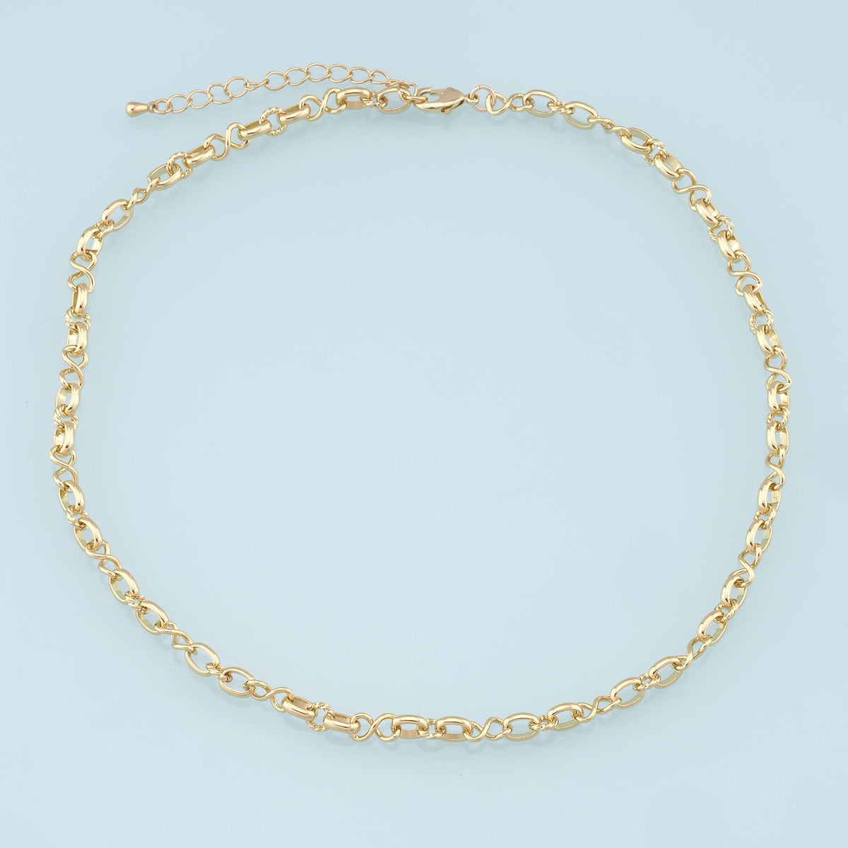 18K Gold Filled Oval Oval Chain 2 in for Jewelry Making