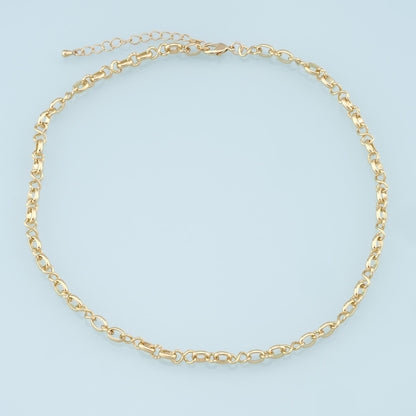 18K Gold Filled Oval Oval Chain 2 in for Jewelry Making