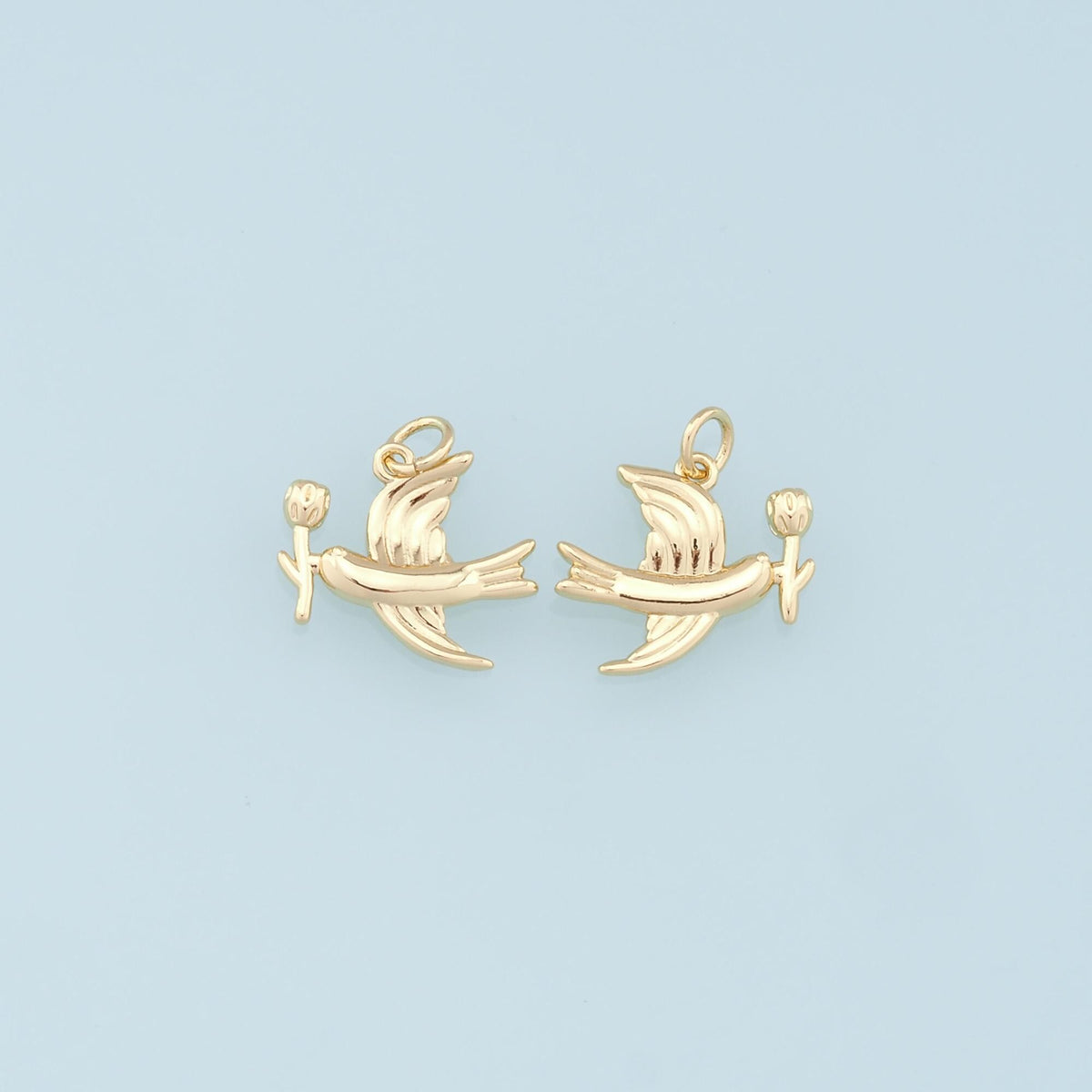 18K Gold Filled Charm Pendant for Jewelry Making