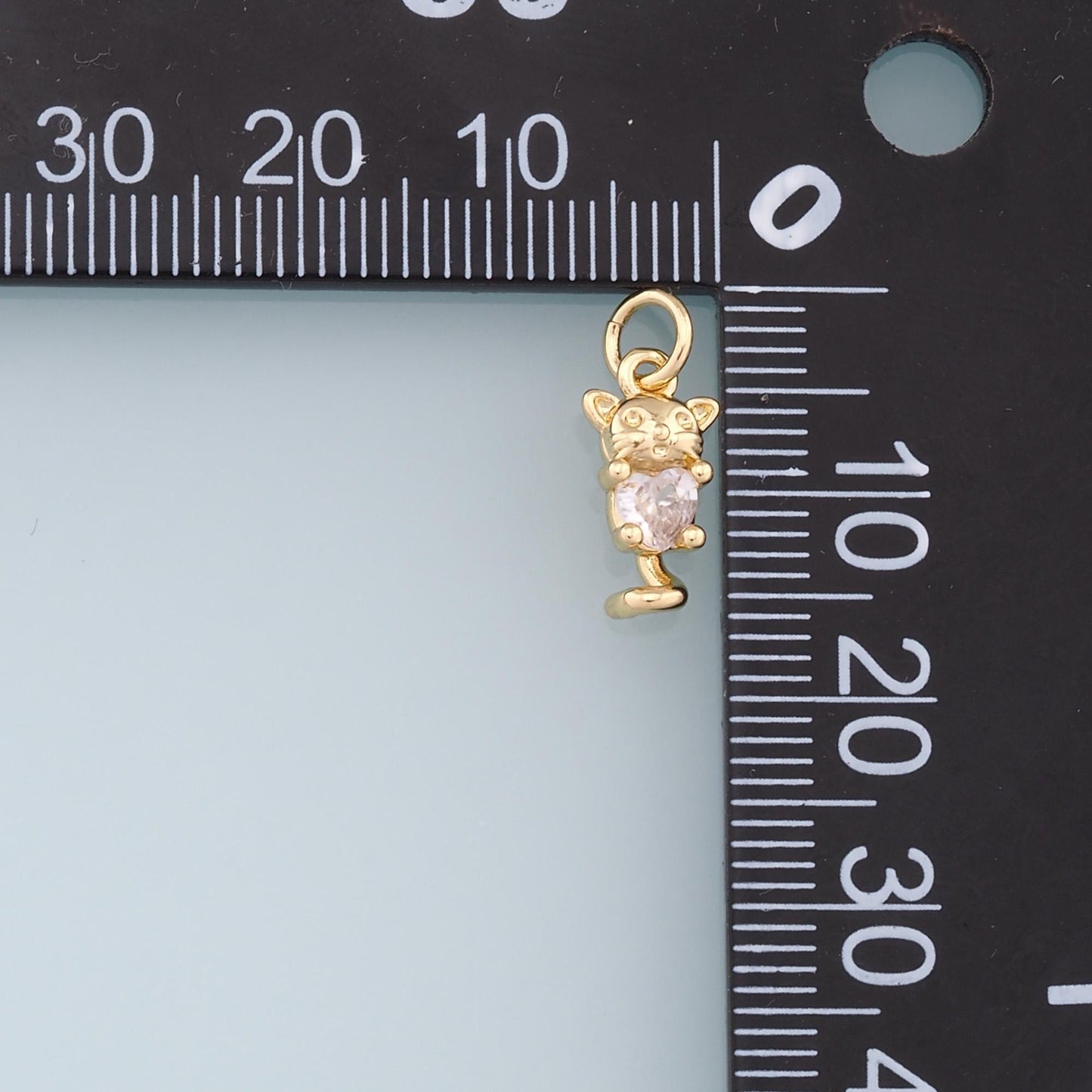 Gold Mouse Charms,18K Gold Filled Mouse Pendant,Mouse Charm Bracelet Necklace for DIY Jewelry Making Supply
