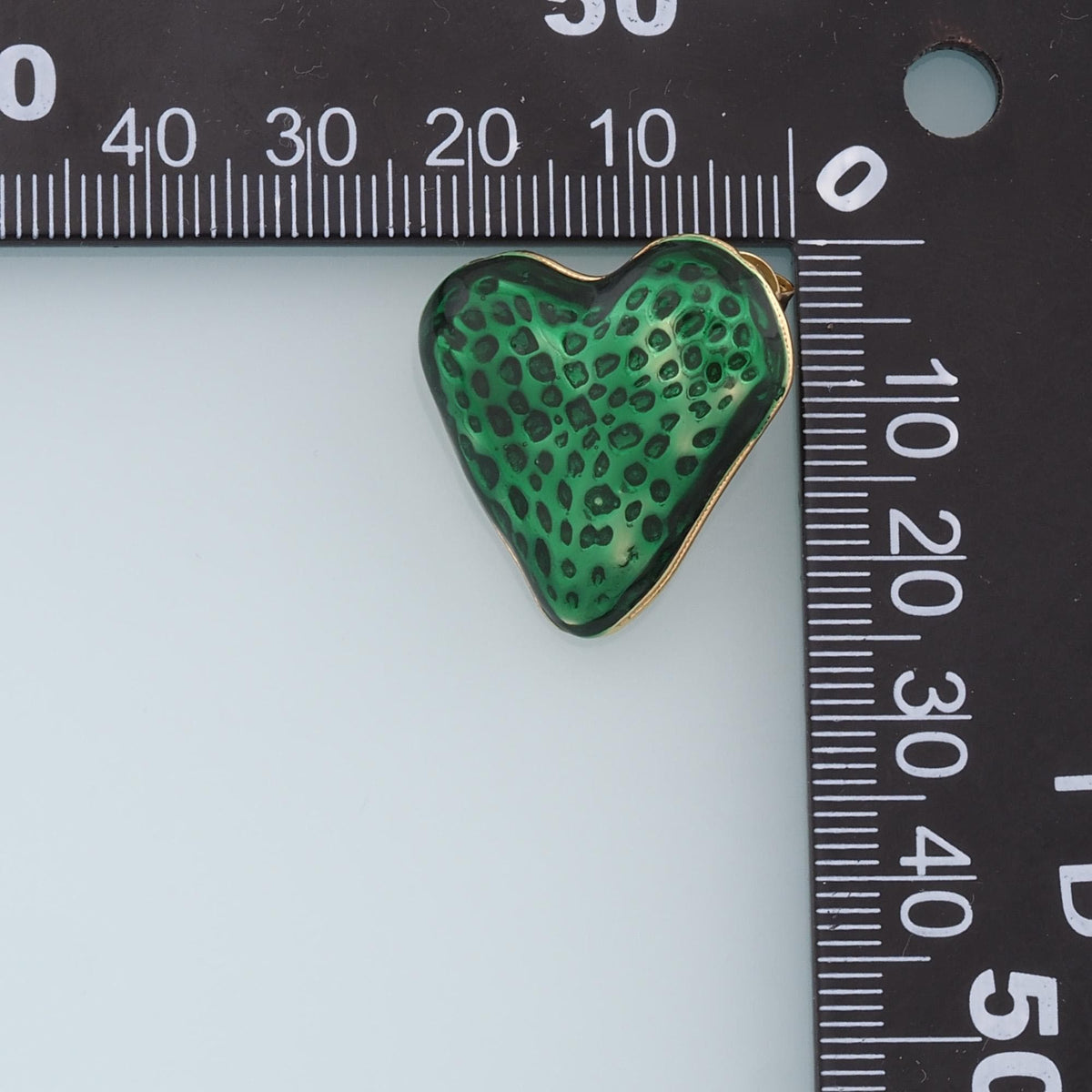1pair 18K Gold Filled Enamel Heart Stud Earrings,Gold Earrings,Dainty Earrings