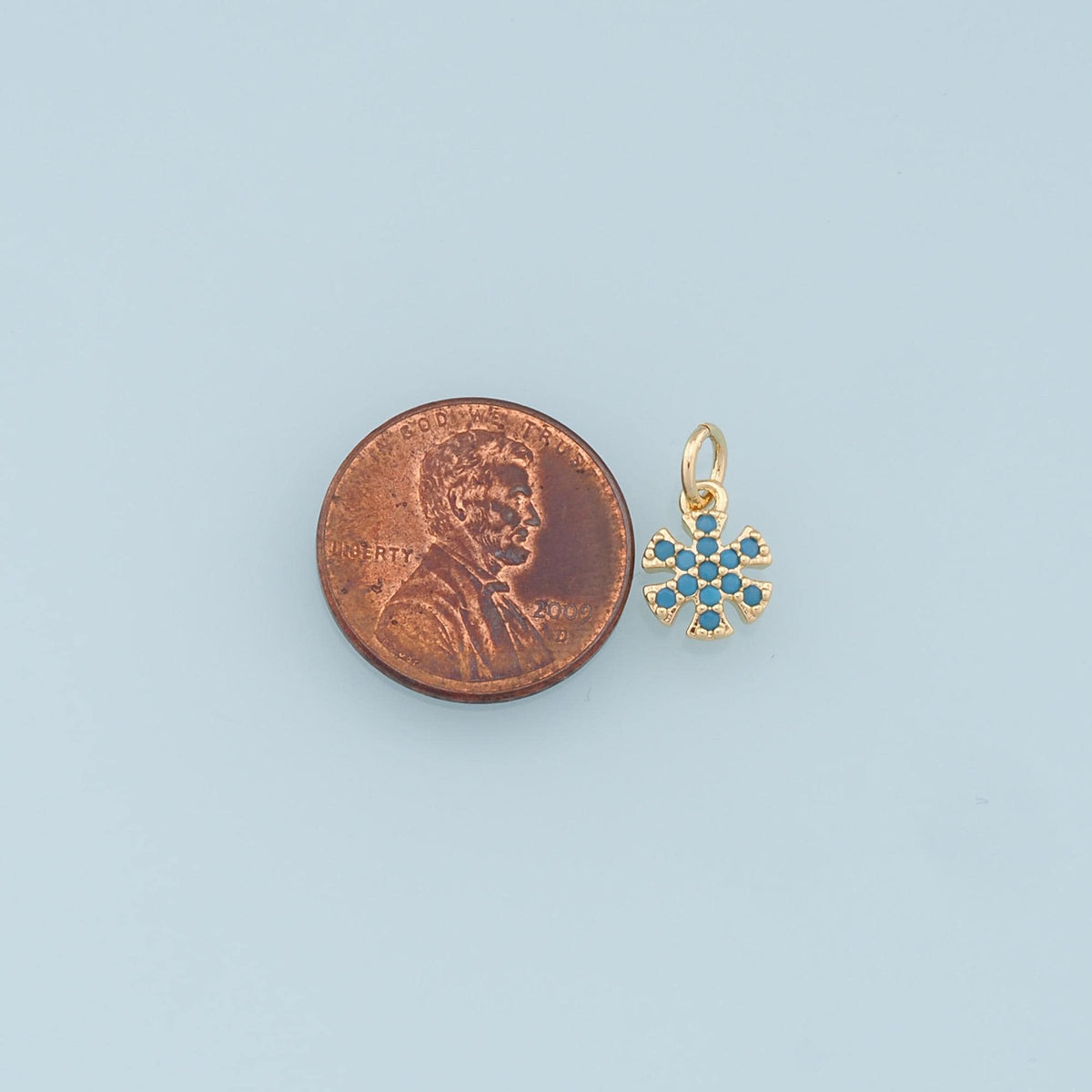 Gold Christmas Charms,18K Gold Filled Christmas snowflake Pendant Charm Bracelet Necklace for DIY Jewelry Making Supply