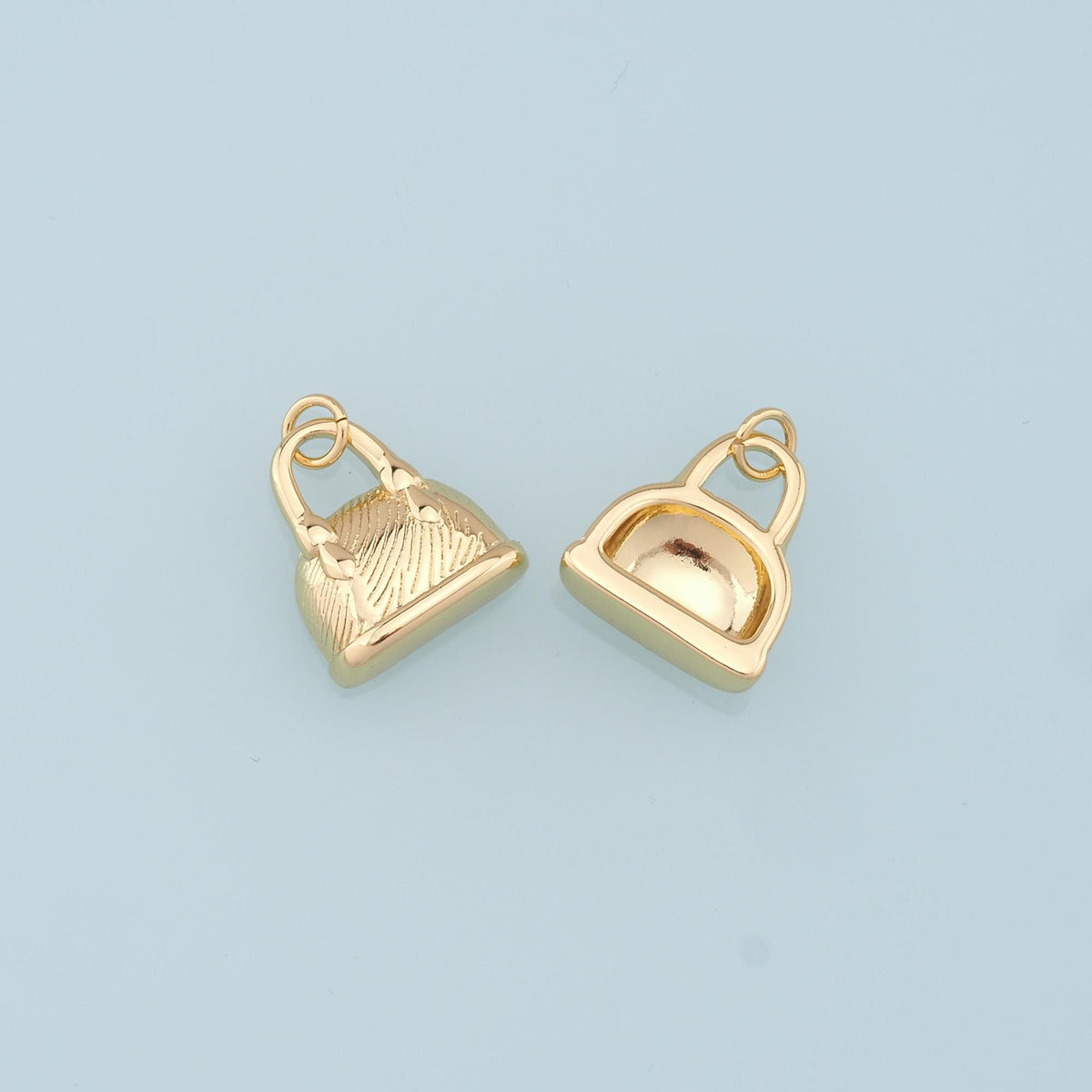 18K Gold Filled Hand Enamel Charm Pendant for Jewelry Making