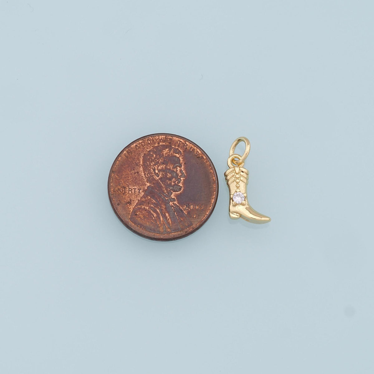 18K Gold Filled Hand Charm Pendant for Jewelry Making
