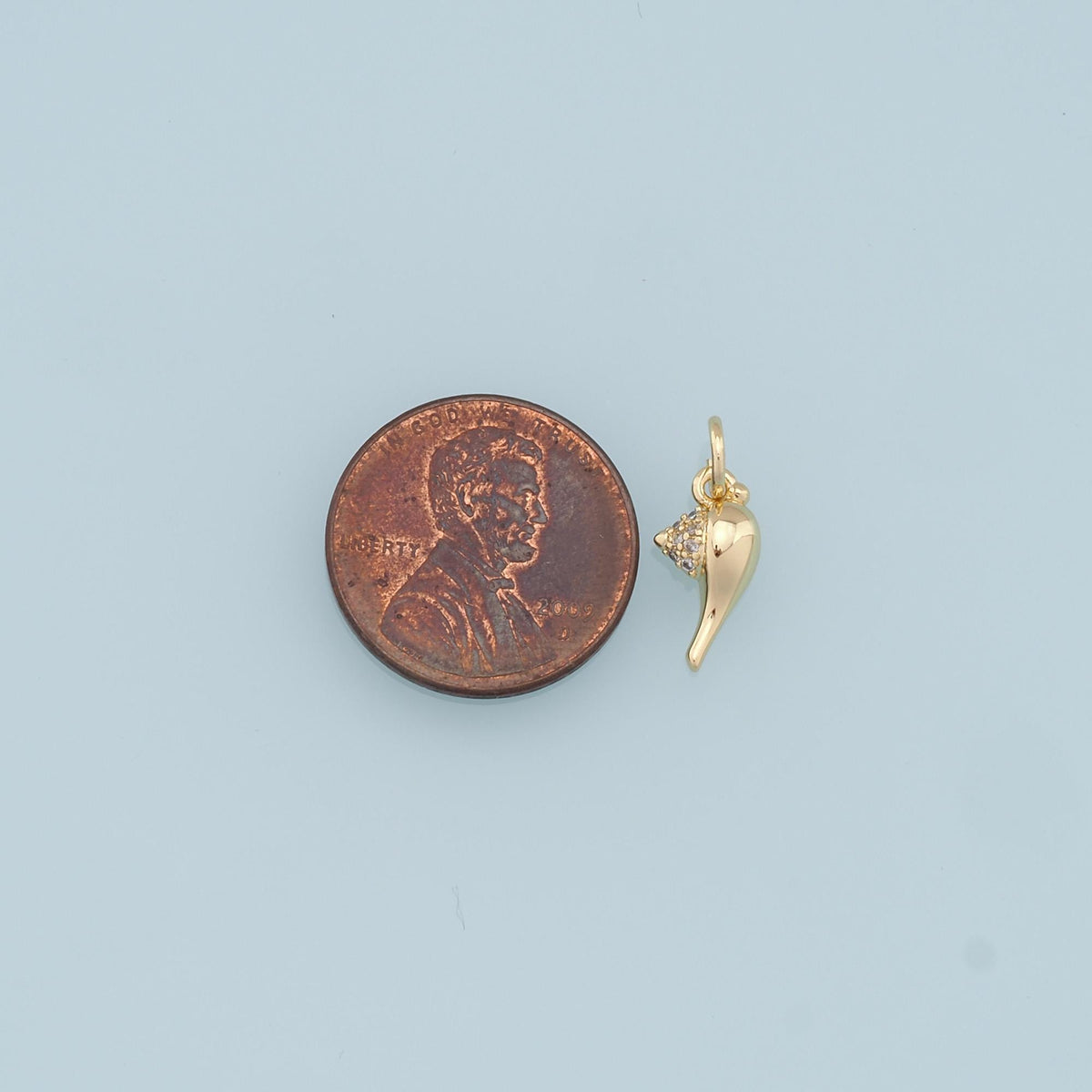 18K Gold Filled Charm Pendant for Jewelry Making