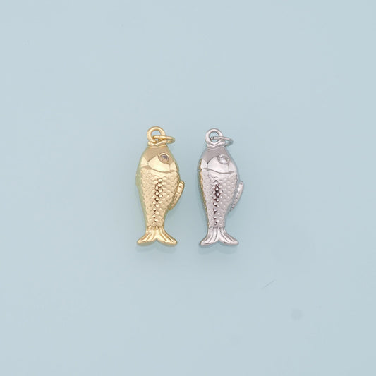 18K Gold Filled Charm Pendant for Jewelry Making