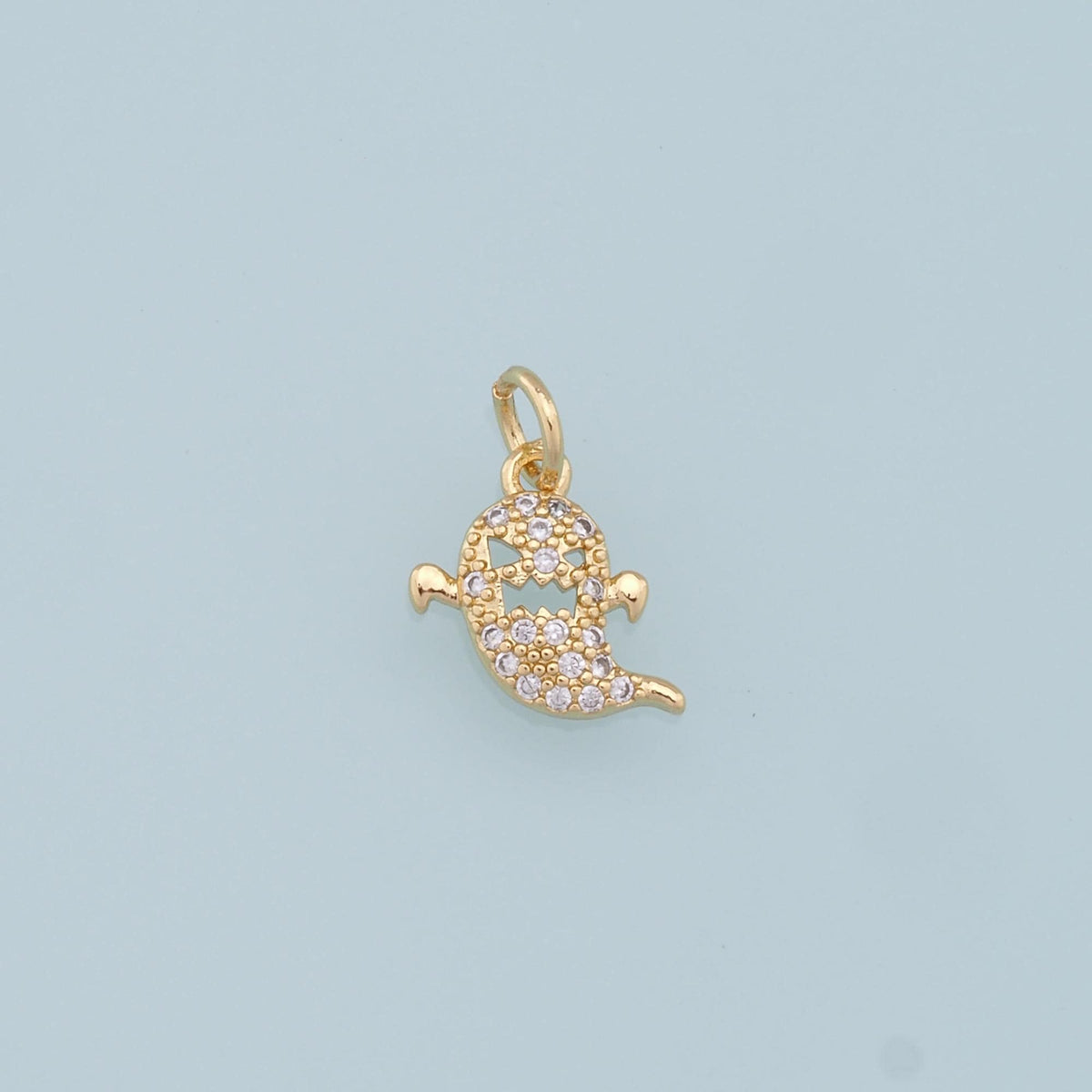 18K Gold Filled Hand Charm Pendant for Jewelry Making