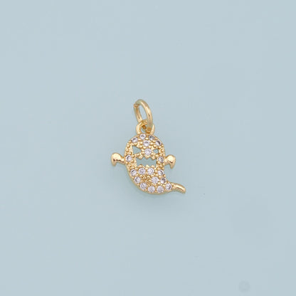 18K Gold Filled Hand Charm Pendant for Jewelry Making