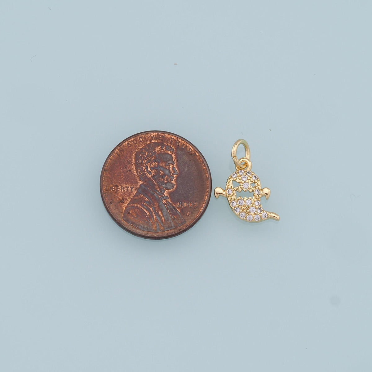 18K Gold Filled Hand Charm Pendant for Jewelry Making