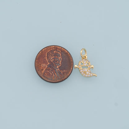 18K Gold Filled Hand Charm Pendant for Jewelry Making
