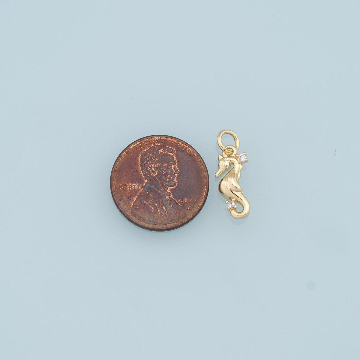 18K Gold Filled Horse Charm Pendant for Jewelry Making