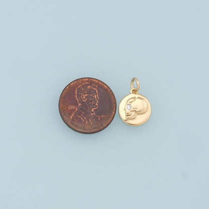 18K Gold Filled Charm Pendant for Jewelry Making