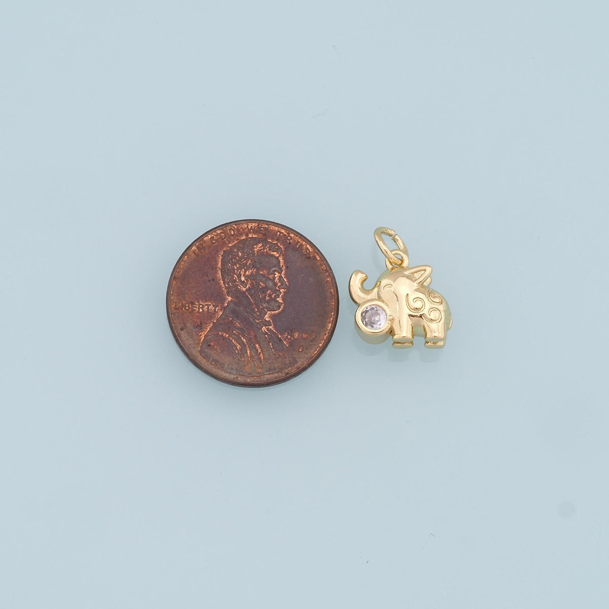 18K Gold Filled Charm Pendant for Jewelry Making
