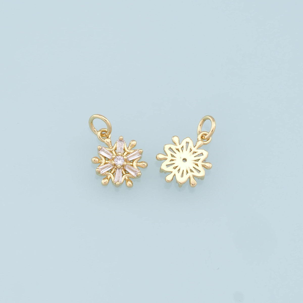 18K Gold Filled Charm Pendant for Jewelry Making