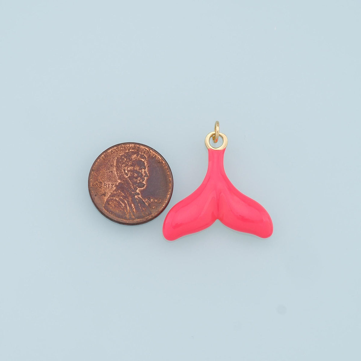 18K Gold Filled Enamel Charm Pendant for Jewelry Making