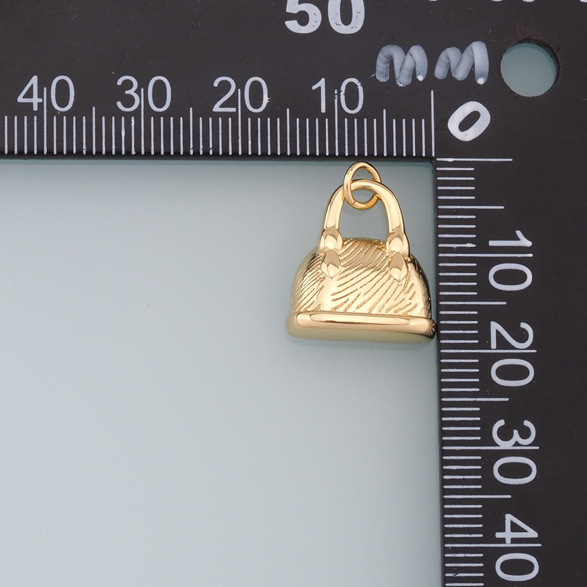 18K Gold Filled Hand Enamel Charm Pendant for Jewelry Making