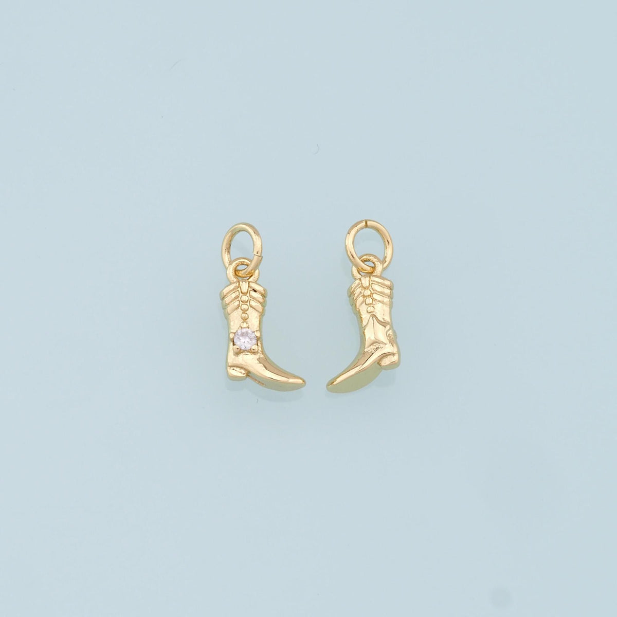 18K Gold Filled Hand Charm Pendant for Jewelry Making