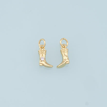 18K Gold Filled Hand Charm Pendant for Jewelry Making
