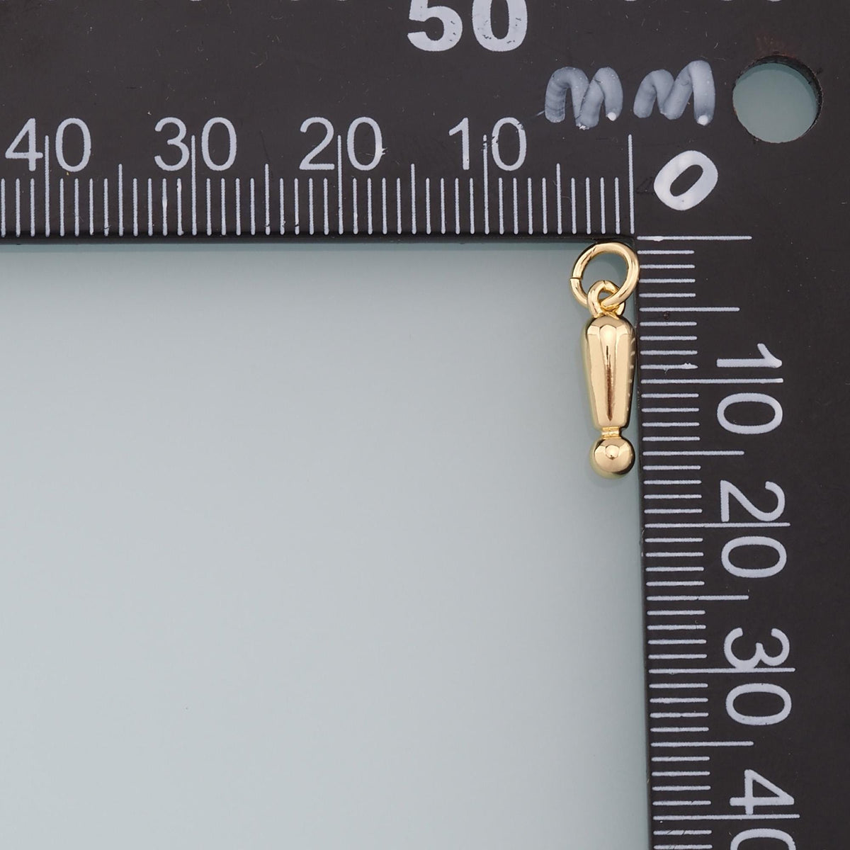 Gold Exclamation Mark Charms,18K Gold Filled Exclamation Mark Pendant,Mark Charm Bracelet Necklace for DIY Jewelry Making Sup