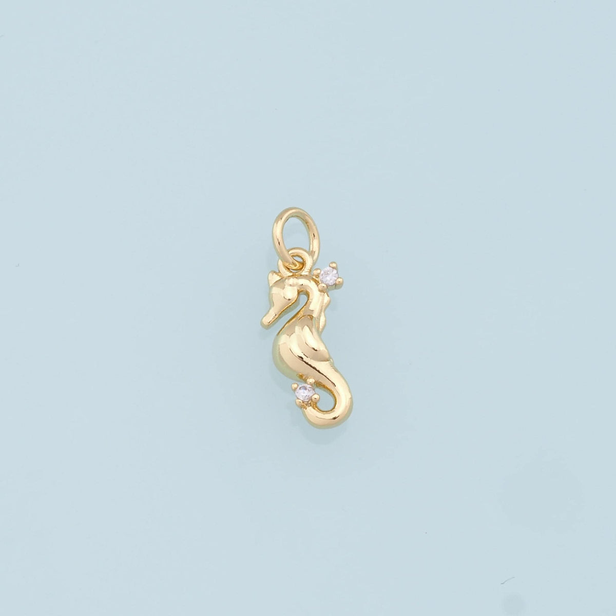 18K Gold Filled Horse Charm Pendant for Jewelry Making