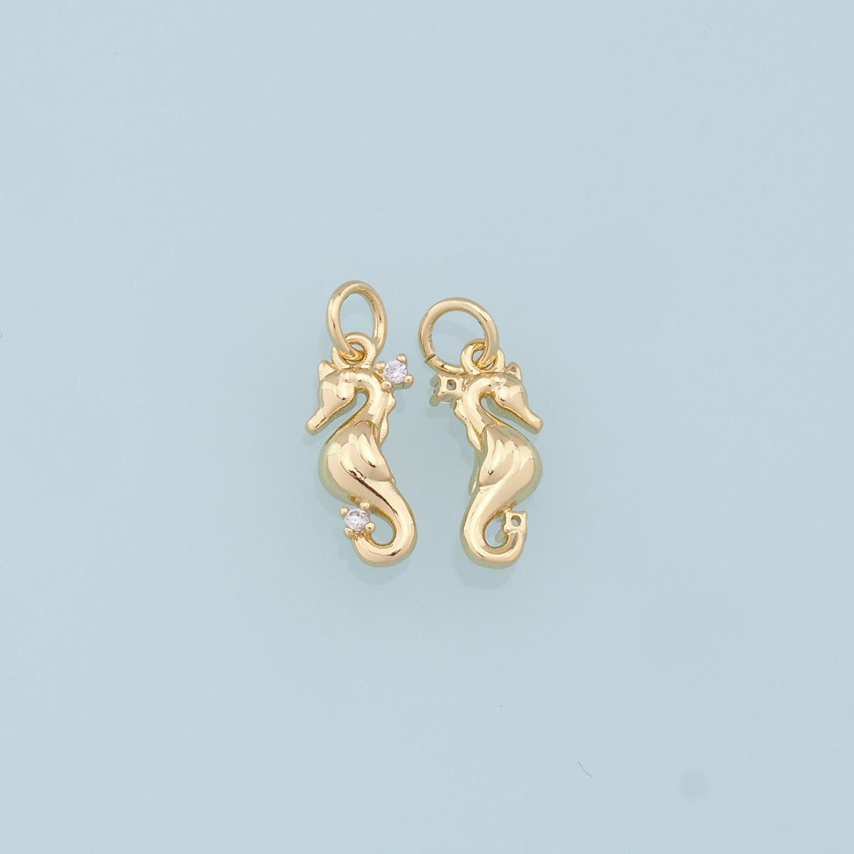18K Gold Filled Horse Charm Pendant for Jewelry Making